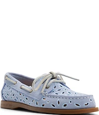 Sperry Women's Authentic Original Suede Perforated Boat Shoes