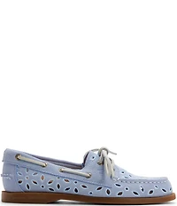 Sperry Women's Authentic Original Suede Perforated Boat Shoes