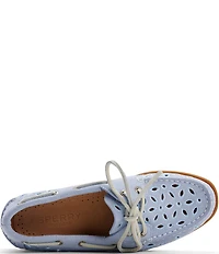 Sperry Women's Authentic Original Suede Perforated Boat Shoes