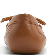 Sperry Women's Bow Leather Driver Loafers