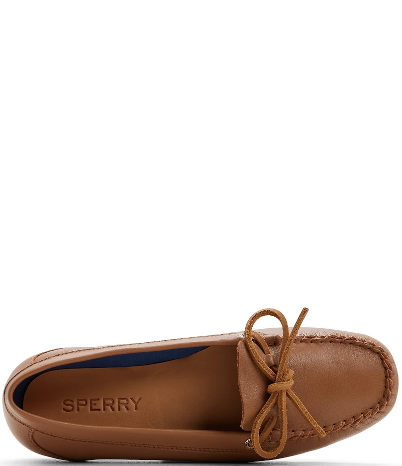 Sperry Women's Bow Leather Driver Loafers