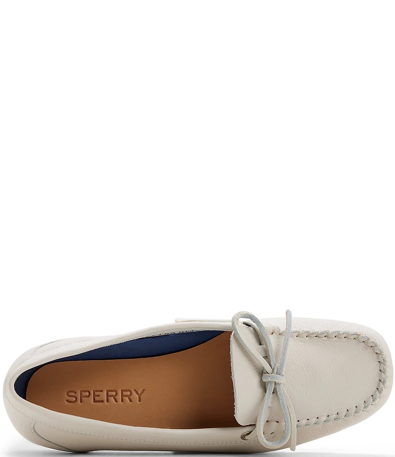 Sperry Women's Bow Leather Driver Loafers