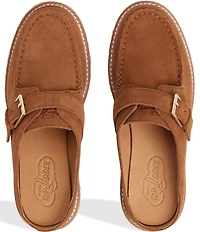 Sperry Women's Captain's Oxford Crepe Suede Mules
