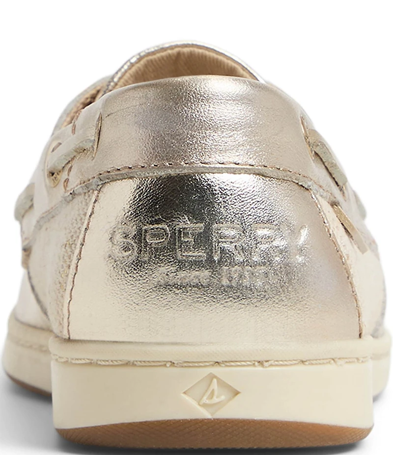 Sperry Women's Coastfish 2 Eye Metallic Leather Boat Shoes