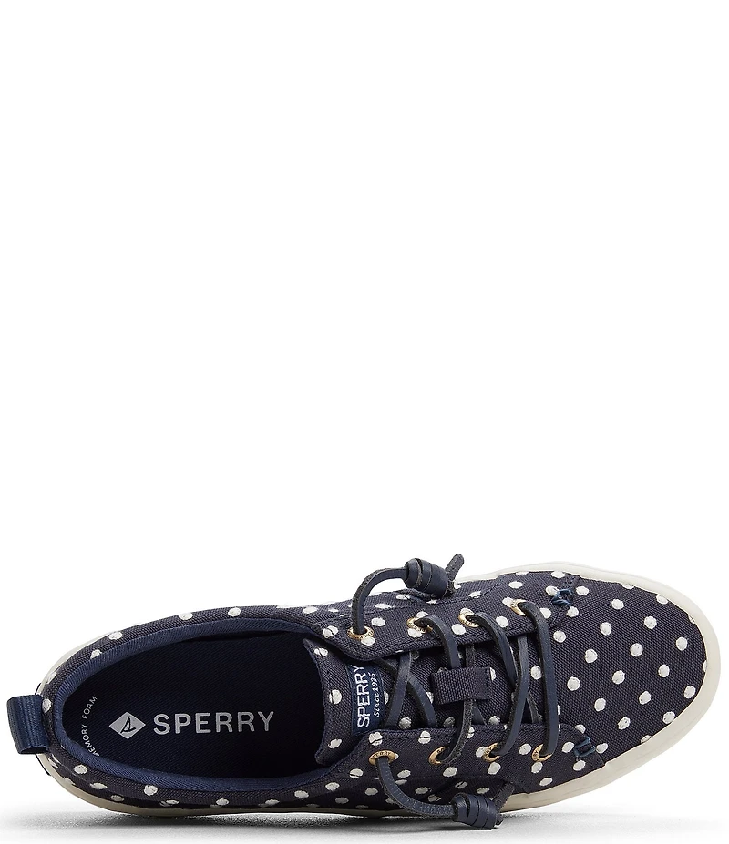 Sperry Women's Crest Wave Polka Dot Sneakers