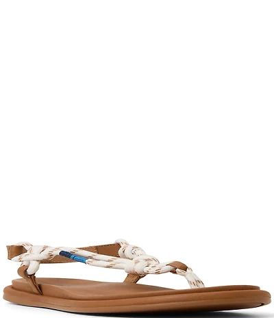 Sperry Women's Isla Corded T-Strap Flat Sandals