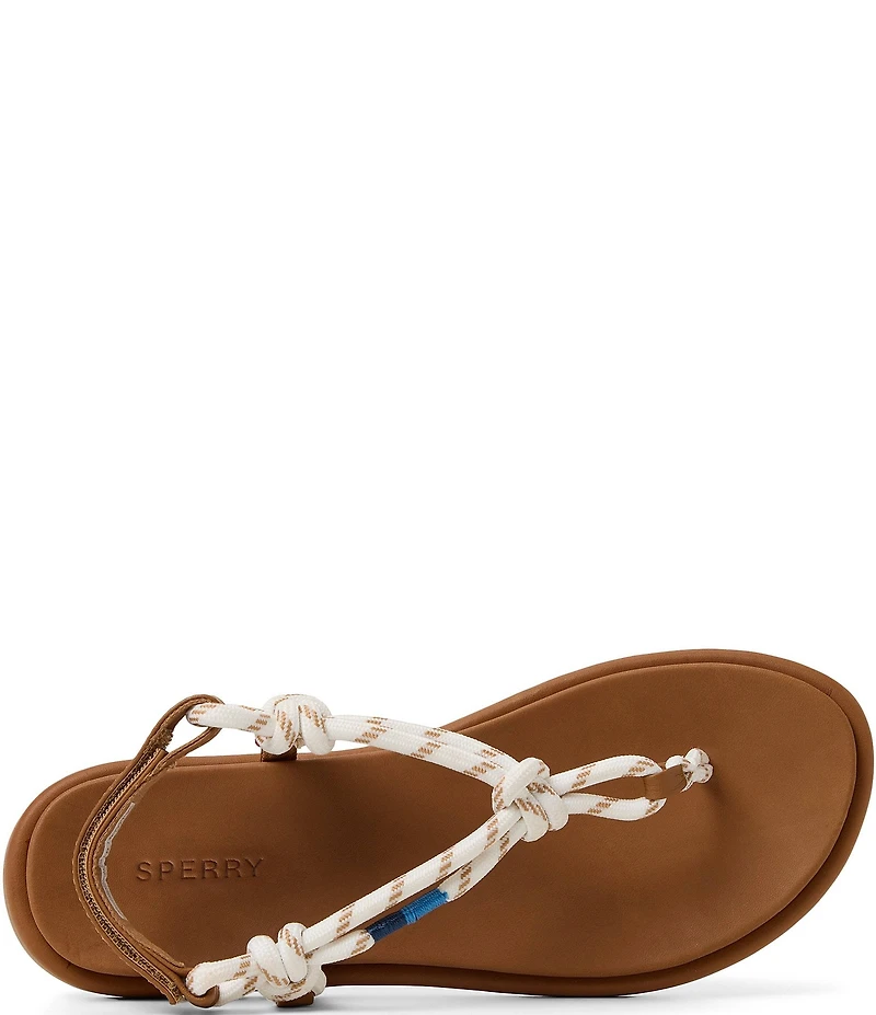Sperry Women's Isla Corded T-Strap Flat Sandals