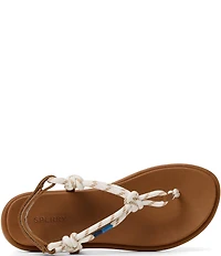 Sperry Women's Isla Corded T-Strap Flat Sandals