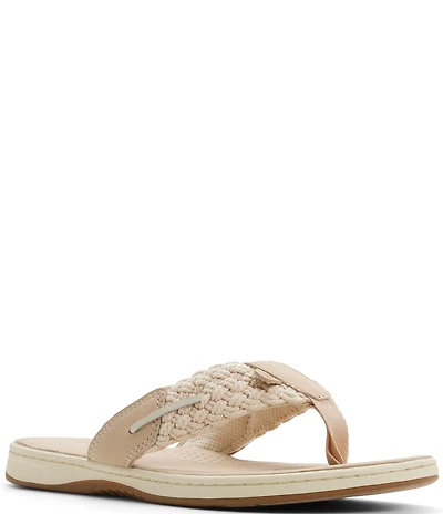 Sperry Women's Parrotfish Braided Flip Flops