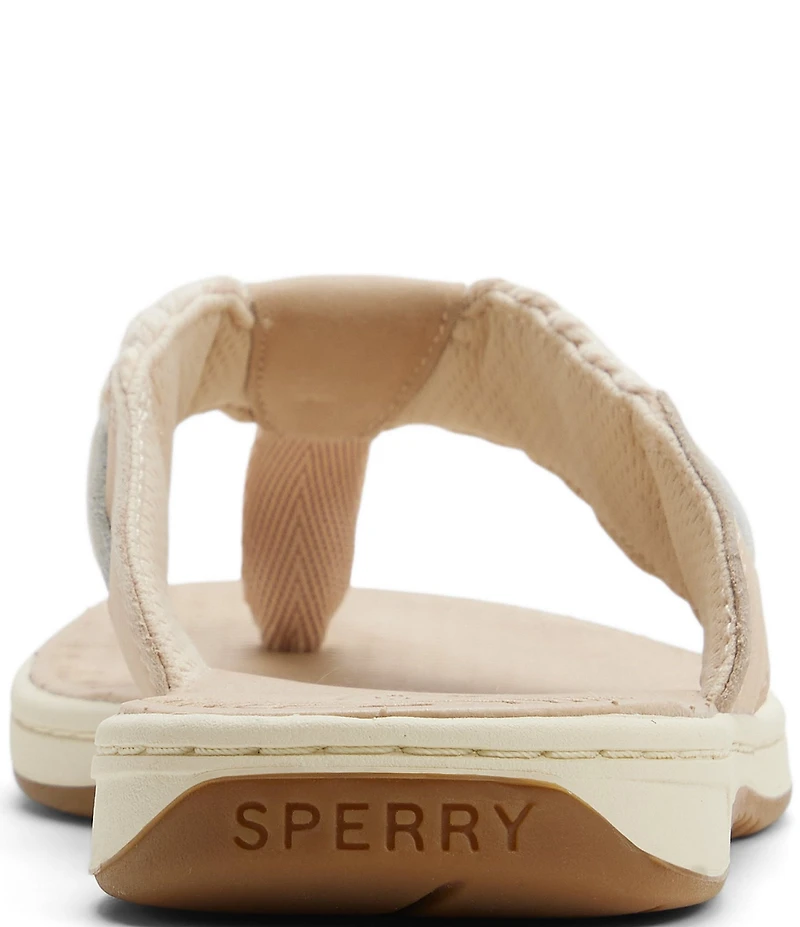 Sperry Women's Parrotfish Braided Flip Flops