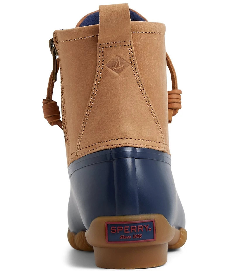 Sperry Women's Saltwater Lace Up Waterproof Duck Booties