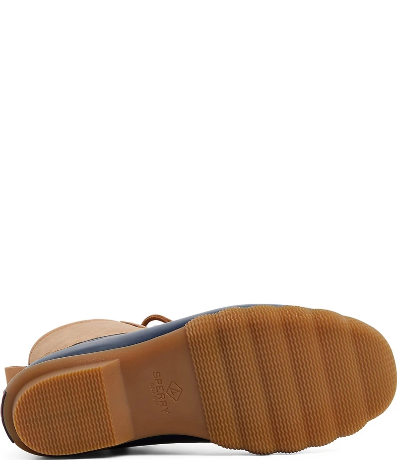 Sperry Women's Saltwater Lace Up Waterproof Duck Booties