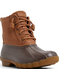 Sperry Women's Saltwater Lace Up Waterproof Duck Booties