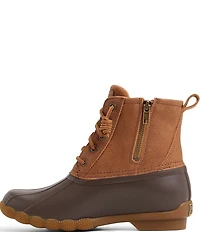 Sperry Women's Saltwater Lace Up Waterproof Duck Booties