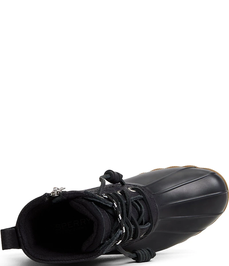 Sperry Women's Saltwater Lace Up Waterproof Duck Booties