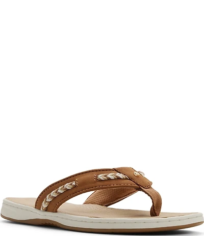 Sperry Women's Seafish 2 Braided Flip Flops