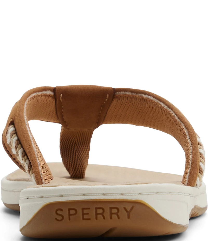 Sperry Women's Seafish 2 Braided Flip Flops