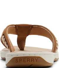 Sperry Women's Seafish 2 Braided Flip Flops