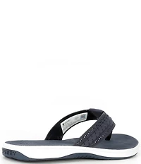 Sperry Women's Seafish 3 Perforated Nubuck Flip Flops