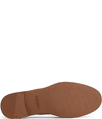 Sperry Women's Seaport Leopard Print Calf Hair Penny Loafers