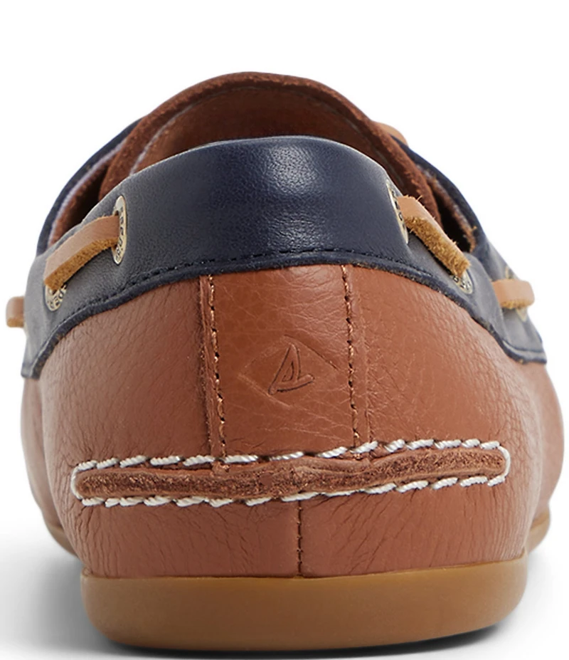 Sperry Women's Slim Boat Colorblock Leather Boat Shoes