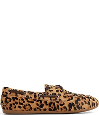 Sperry Women's Slim Boat Leopard Print Calf Hair Boat Shoes