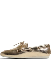 Sperry Women's Slim Boat Metallic Leather Boat Shoes