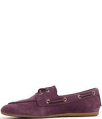 Sperry Women's Slim Boat Nubuck Suede Boat Shoes
