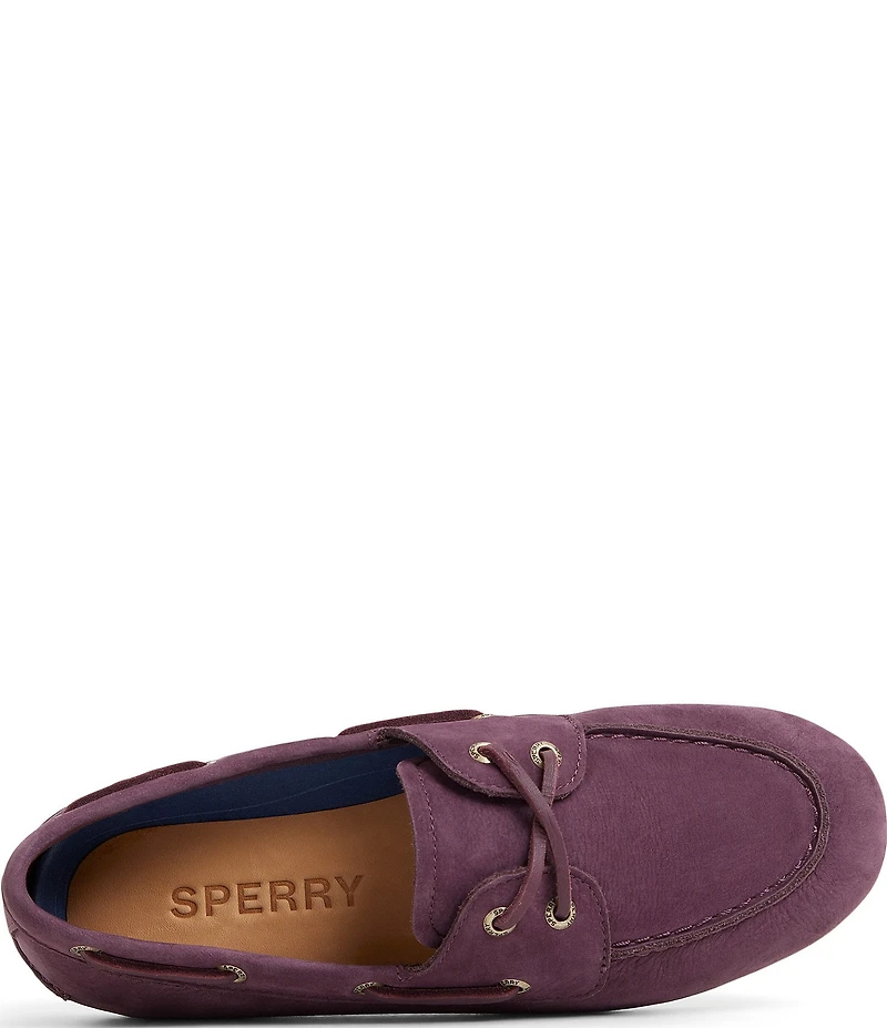 Sperry Women's Slim Boat Nubuck Suede Boat Shoes