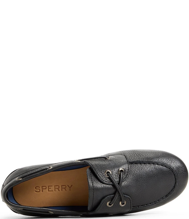 Sperry Women's Slim Boat Tumbled Leather Boat Shoes