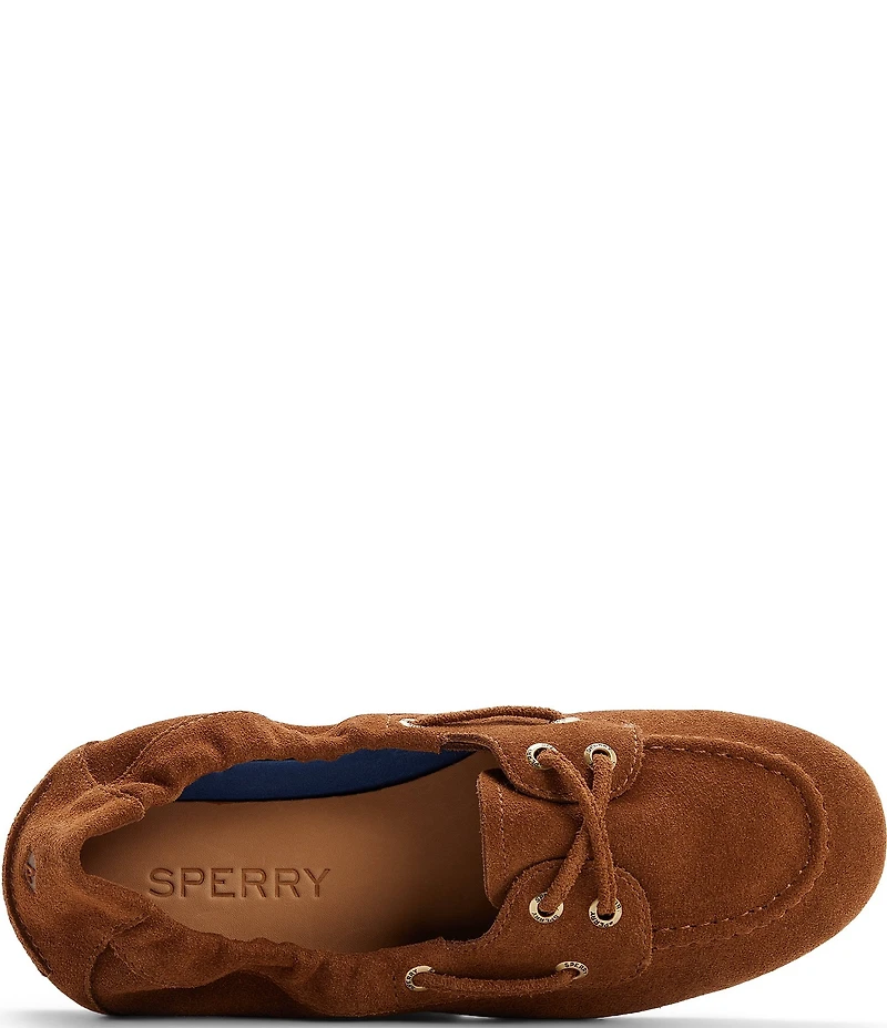 Sperry Women's Slim Sail Suede Boat Shoes