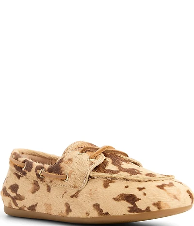 Sperry Women's Slimboat Cow Printed Haircalf Boat Shoes