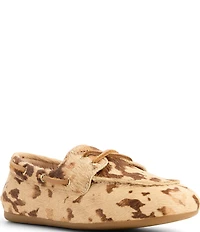Sperry Women's Slimboat Cow Printed Haircalf Boat Shoes