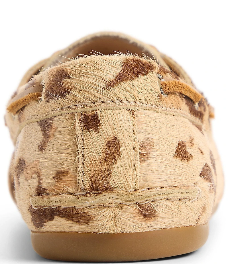 Sperry Women's Slimboat Cow Printed Haircalf Boat Shoes