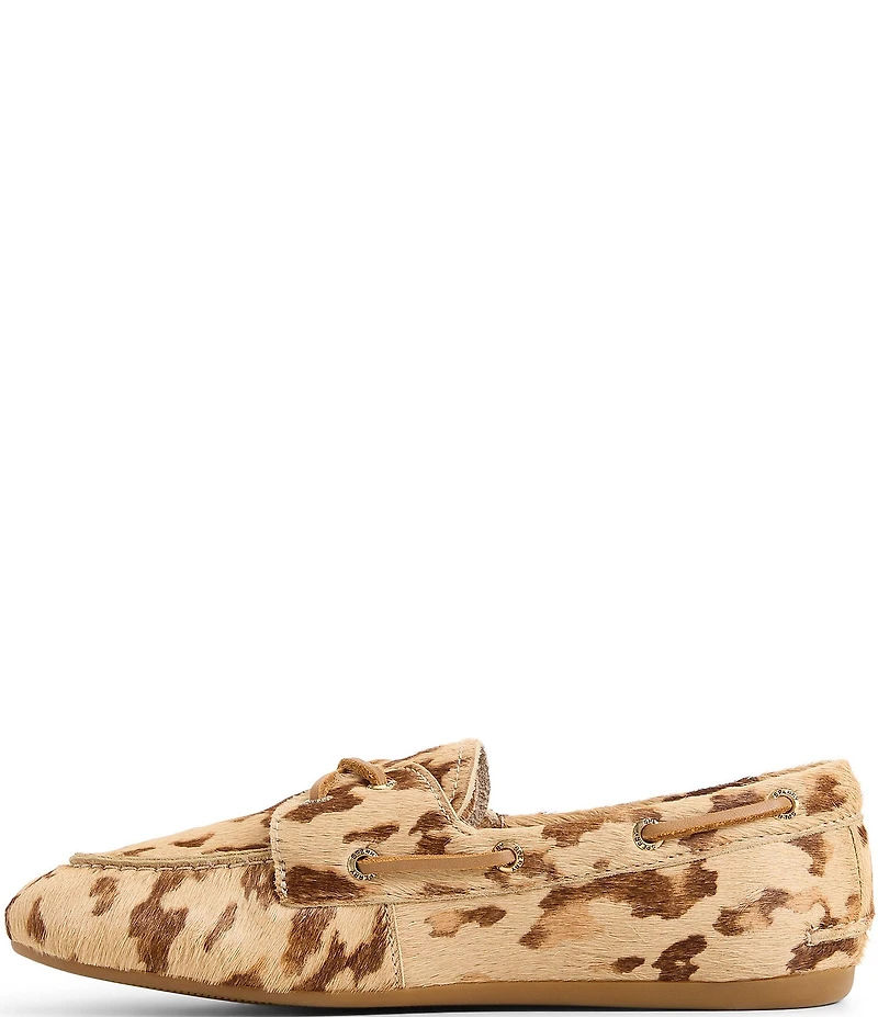 Sperry Women's Slimboat Cow Printed Haircalf Boat Shoes