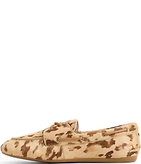 Sperry Women's Slimboat Cow Printed Haircalf Boat Shoes