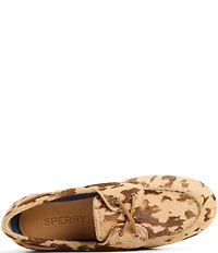 Sperry Women's Slimboat Cow Printed Haircalf Boat Shoes