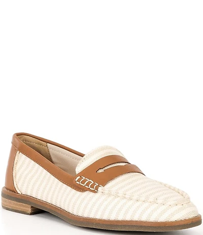 Sperry Women's Striped Seaport Penny Loafers