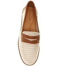 Sperry Women's Striped Seaport Penny Loafers