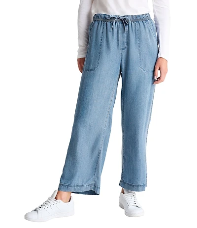 Splendid Adele Chambray Wide Leg Pants