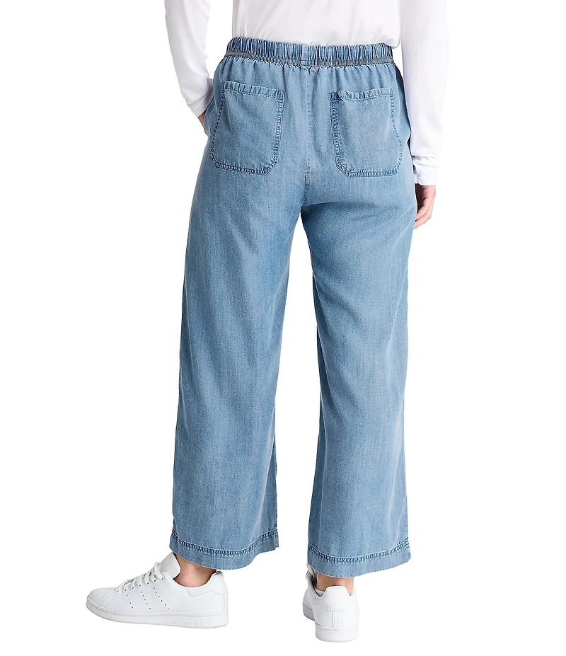 Splendid Adele Chambray Wide Leg Pants