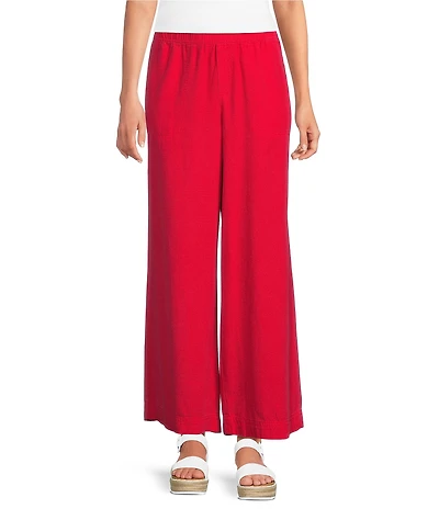 Splendid Adele Linen Blend Palazzo Wide Leg Pants