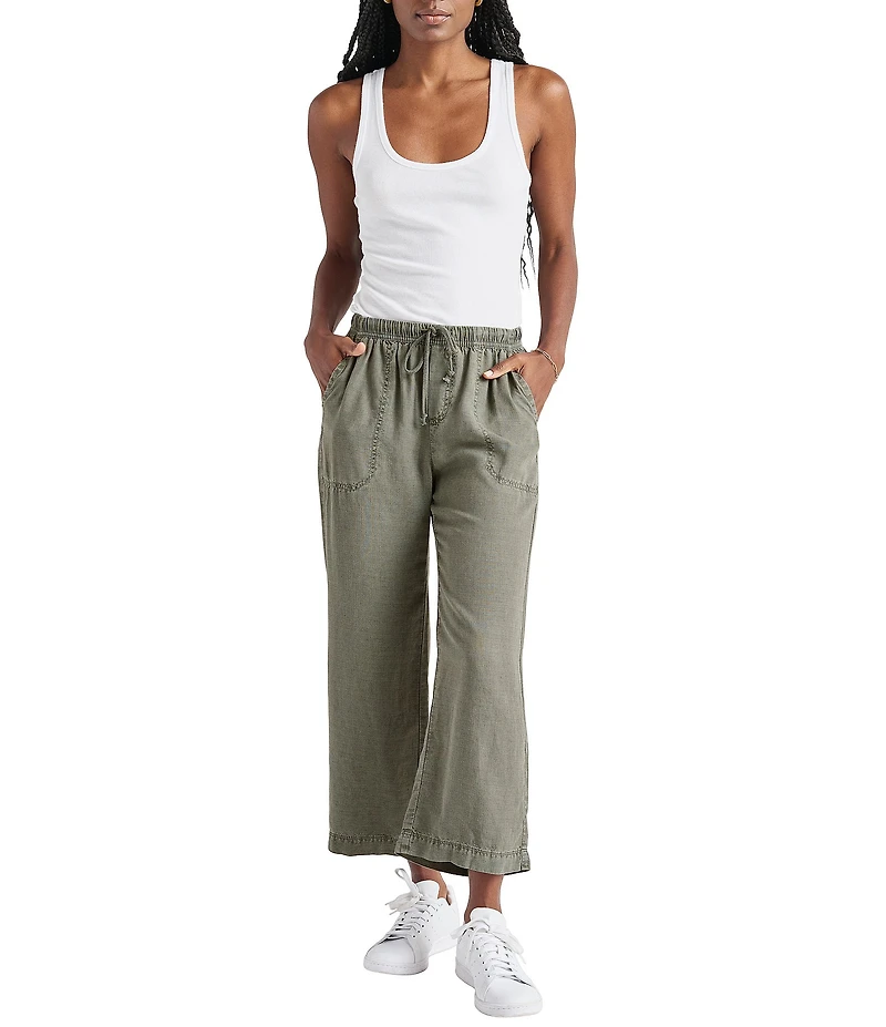 Splendid Angie Cropped Wide Leg Pants