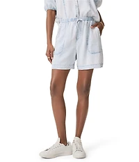 Splendid Angie Indigo Drawstring Shorts