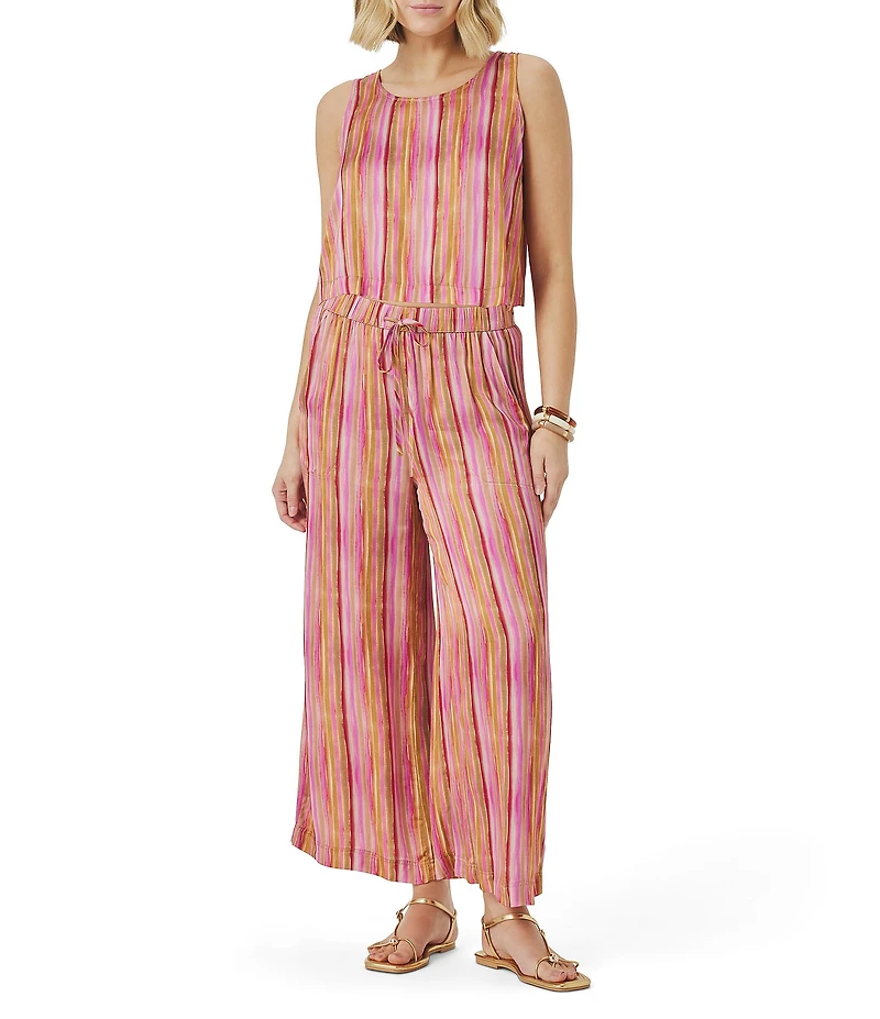 Splendid Angie Stripe Palazzo Coordinating Pant