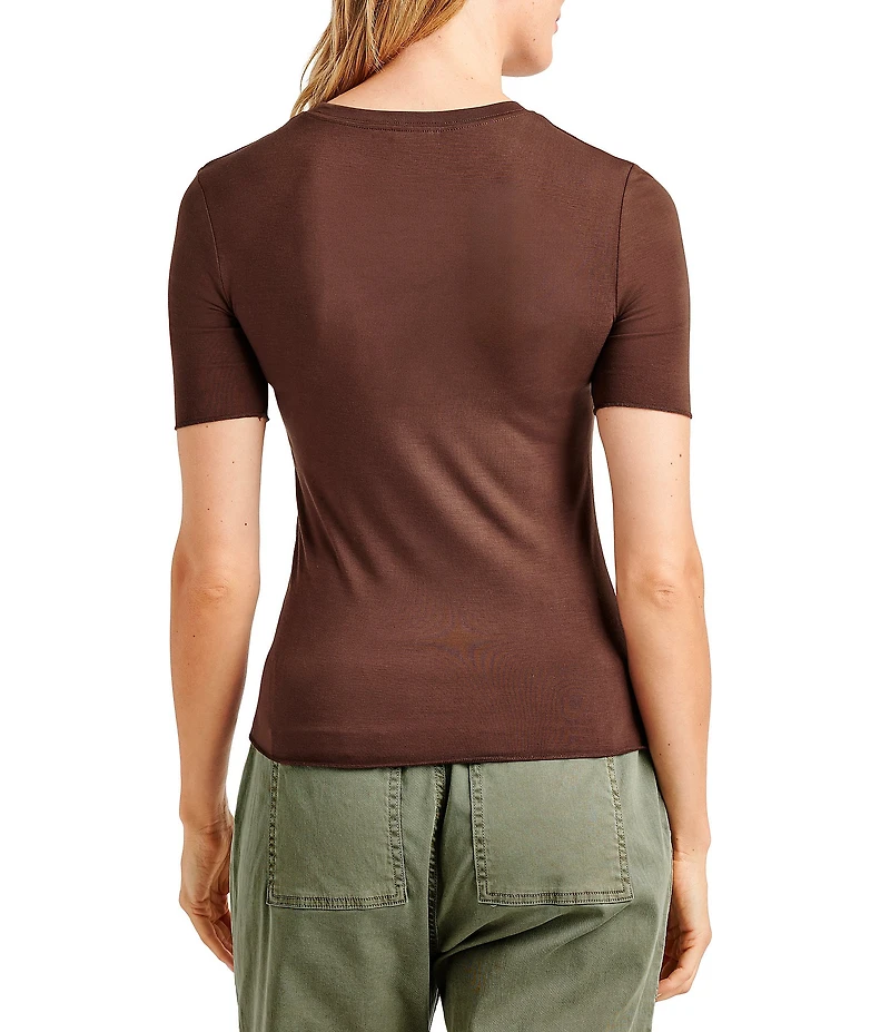 Splendid Bamboo Crew Neck Short Sleeve Tee