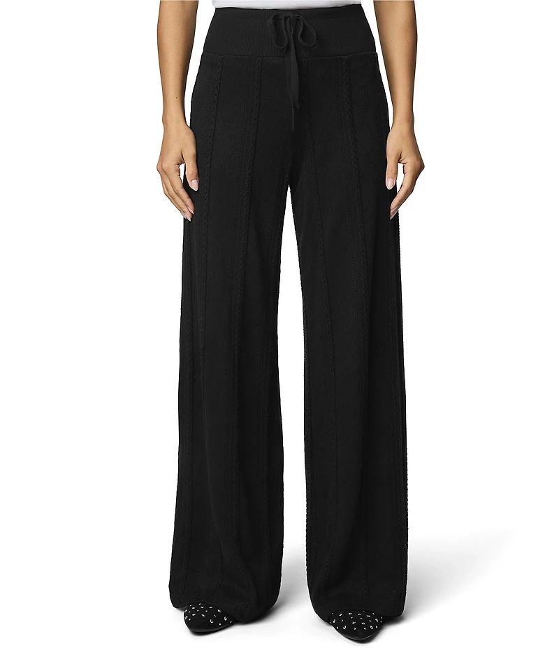 Splendid Cable Knit Lounge Wide Leg Coordinating Pants