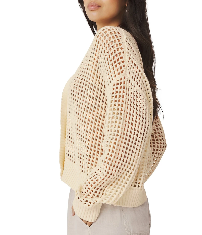 Splendid Camellia V-Neck Long Sleeve Cardigan