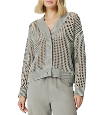 Splendid Camellia V-Neck Long Sleeve Cardigan