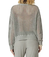 Splendid Camellia V-Neck Long Sleeve Cardigan